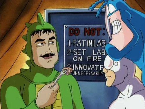 The Tick vs. Dinosaur Neil